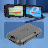 Maxbell Bank Card Holder Portable Card Case Wallet for ID Card Credit Cards Protector Gray