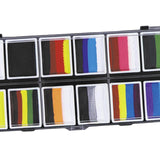 Maxbell Face Body Paint Set 12Colors Theatre Rave Face Paint Painting Makeup Palette Style A