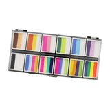 Maxbell Face Body Paint Set 12Colors Theatre Rave Face Paint Painting Makeup Palette Style B