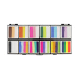 Maxbell Face Body Paint Set 12Colors Theatre Rave Face Paint Painting Makeup Palette Style B