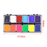 Maxbell Face Body Paint Palette Make Up for Adults Kids Fancy Dress Stage