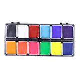 Maxbell Face Body Paint Palette Make Up for Adults Kids Fancy Dress Stage