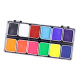 Maxbell Face Body Paint Palette Make Up for Adults Kids Fancy Dress Stage