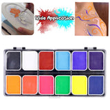 Maxbell Face Body Paint Palette Make Up for Adults Kids Fancy Dress Stage