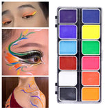 Maxbell Face Body Paint Palette Make Up for Adults Kids Fancy Dress Stage