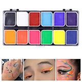 Maxbell Face Body Paint Palette Make Up for Adults Kids Fancy Dress Stage