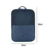 Maxbell Travel Shoes Bags Washable Portable Shoe Pouch for Unisex Suitcase Daily Use Dark Blue