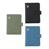 Maxbell Card Holder Protector Document Organizer Passport Cover for Men Gift Wedding Green