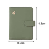 Maxbell Card Holder Protector Document Organizer Passport Cover for Men Gift Wedding Green