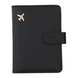 Maxbell Card Holder Protector Document Organizer Passport Cover for Men Gift Wedding Black
