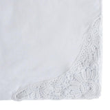 Maxbell 12Pcs Wedding Hankies Bandanas White Handkerchief for Grooms Party Weddings style B