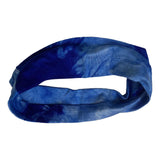 Maxbell Sports Headbands for Women Men Yoga Hairbands Soft Elastic Running Sweatband Blue