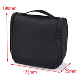 Maxbell Travel Makeup Bag Durable Sturdy Toiletry Organizer for Camping Travel Women Black