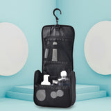 Maxbell Travel Makeup Bag Durable Sturdy Toiletry Organizer for Camping Travel Women Black