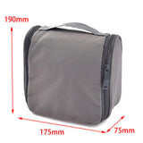 Maxbell Travel Makeup Bag Durable Sturdy Toiletry Organizer for Camping Travel Women Gray