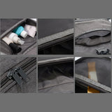 Maxbell Travel Makeup Bag Durable Sturdy Toiletry Organizer for Camping Travel Women Gray
