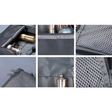 Maxbell Travel Makeup Bag Durable Sturdy Toiletry Organizer for Camping Travel Women Gray