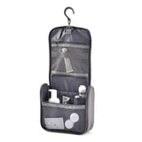 Maxbell Travel Makeup Bag Durable Sturdy Toiletry Organizer for Camping Travel Women Gray