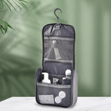 Maxbell Travel Makeup Bag Durable Sturdy Toiletry Organizer for Camping Travel Women Gray