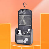 Maxbell Travel Makeup Bag Durable Sturdy Toiletry Organizer for Camping Travel Women Gray