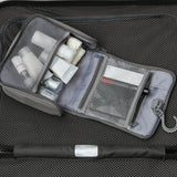 Maxbell Travel Makeup Bag Durable Sturdy Toiletry Organizer for Camping Travel Women Gray