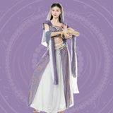 Maxbell Belly Dance Outfits Fancy Belly Dance Costume Set for Festival Dancing Adult S