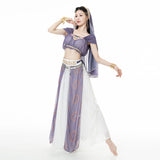 Maxbell Belly Dance Outfits Fancy Belly Dance Costume Set for Festival Dancing Adult S