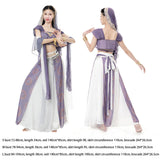Maxbell Belly Dance Outfits Fancy Belly Dance Costume Set for Festival Dancing Adult L