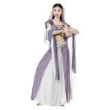 Maxbell Belly Dance Outfits Fancy Belly Dance Costume Set for Festival Dancing Adult L