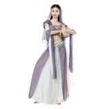 Maxbell Belly Dance Outfits Fancy Belly Dance Costume Set for Festival Dancing Adult L
