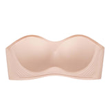 Maxbell Women Strapless Bra Seamless Girl Bralette Everyday Bralette Bra Push up Bra Skin M