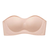 Maxbell Women Strapless Bra Seamless Girl Bralette Everyday Bralette Bra Push up Bra Skin L