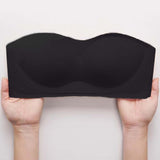 Maxbell Women Strapless Bra Seamless Girl Bralette Everyday Bralette Bra Push up Bra Black S