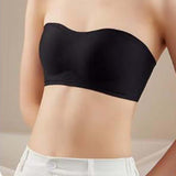 Maxbell Women Strapless Bra Seamless Girl Bralette Everyday Bralette Bra Push up Bra Black S
