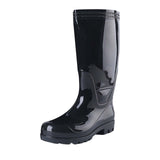 Maxbell Rain Boots Anti Slip Steel Toe Work Boots Waterproof Rubber Boots for Men 42