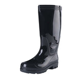Maxbell Rain Boots Anti Slip Steel Toe Work Boots Waterproof Rubber Boots for Men 42