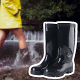 Maxbell Rain Boots Anti Slip Steel Toe Work Boots Waterproof Rubber Boots for Men 43