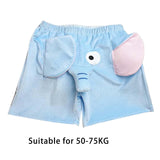 Maxbell Pajamas Shorts for Women Men Comfort Girls Cute Casual Cartoon Lounge Shorts Blue L