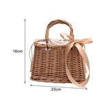 Maxbell Women Straw Handbag Summer Beach Wallet Purse Lady Straw Bag Rattan Tote Bag