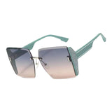 Maxbell Womens Sunglasses Ultralight Frame Oversized Sun Glasses Driving Glasses Green Frame