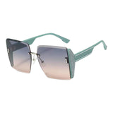 Maxbell Womens Sunglasses Ultralight Frame Oversized Sun Glasses Driving Glasses Green Frame