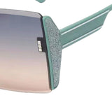 Maxbell Womens Sunglasses Ultralight Frame Oversized Sun Glasses Driving Glasses Green Frame