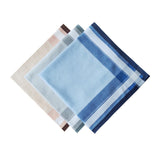 Maxbell 6Pcs Cotton Men's Handkerchiefs Pocket Square Hankies for Casual Formal Prom