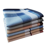 Maxbell 6Pcs Cotton Men's Handkerchiefs Pocket Square Hankies for Casual Formal Prom