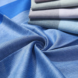 Maxbell 6Pcs Cotton Men's Hanky Pocket Square Hankies for Grandfathers Black