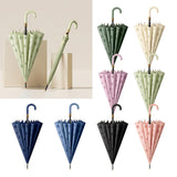Maxbell Stick Umbrella Windproof Waterproof Rain Umbrellas for Outdoor Travel Hiking Dark Green