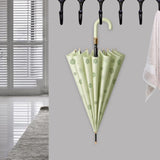 Maxbell Stick Umbrella Windproof Waterproof Rain Umbrellas for Outdoor Travel Hiking Light Green