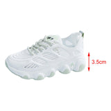 Maxbell Women Casual Shoes Breathable Female Summer Shoes for Running Summer Outdoor 38 Green