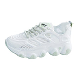 Maxbell Women Casual Shoes Breathable Female Summer Shoes for Running Summer Outdoor 38 Green