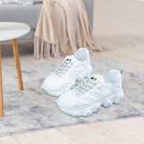 Maxbell Women Casual Shoes Breathable Female Summer Shoes for Running Summer Outdoor 38 Green